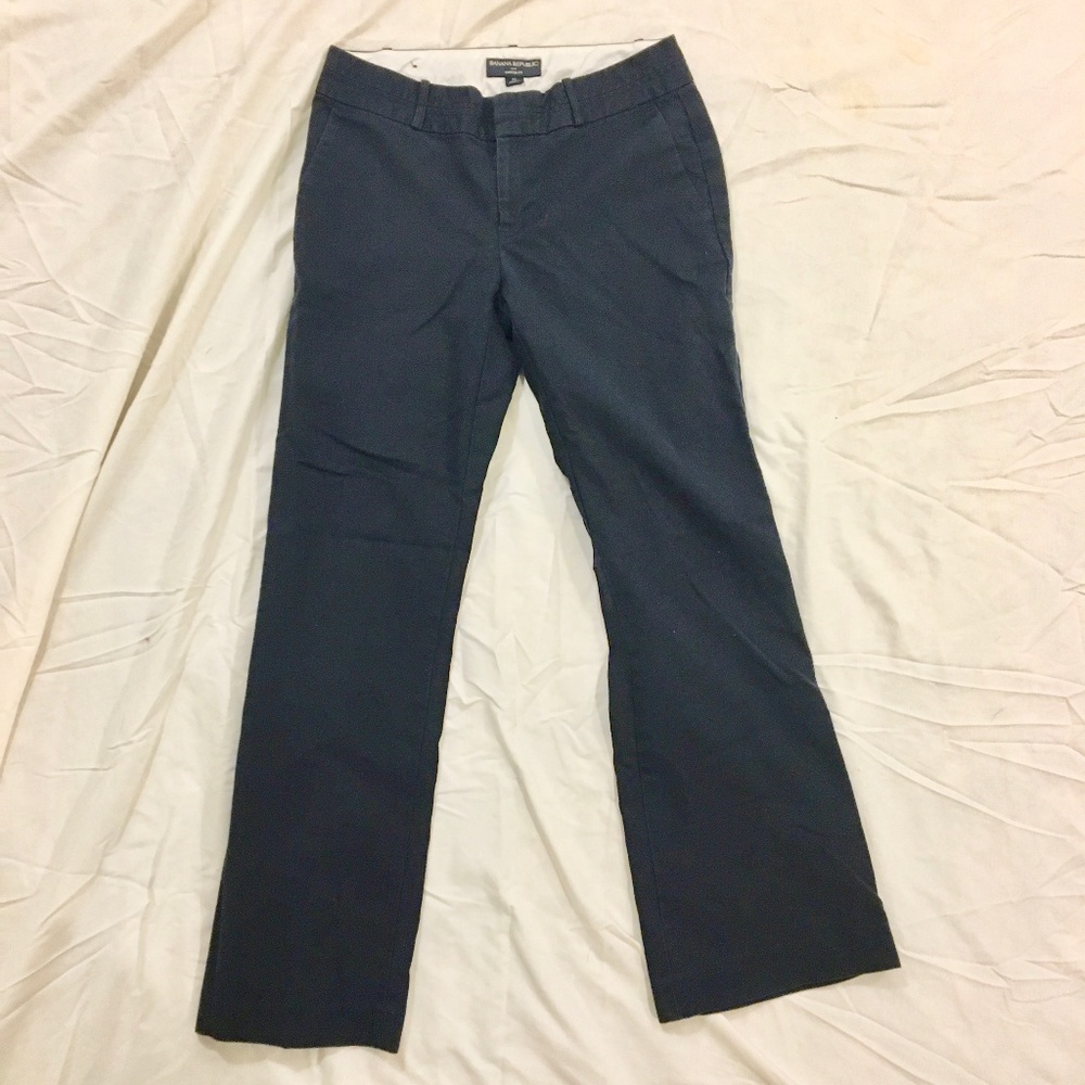 BANANA REPUBLIC | Martin Fit Navy Blue Pants